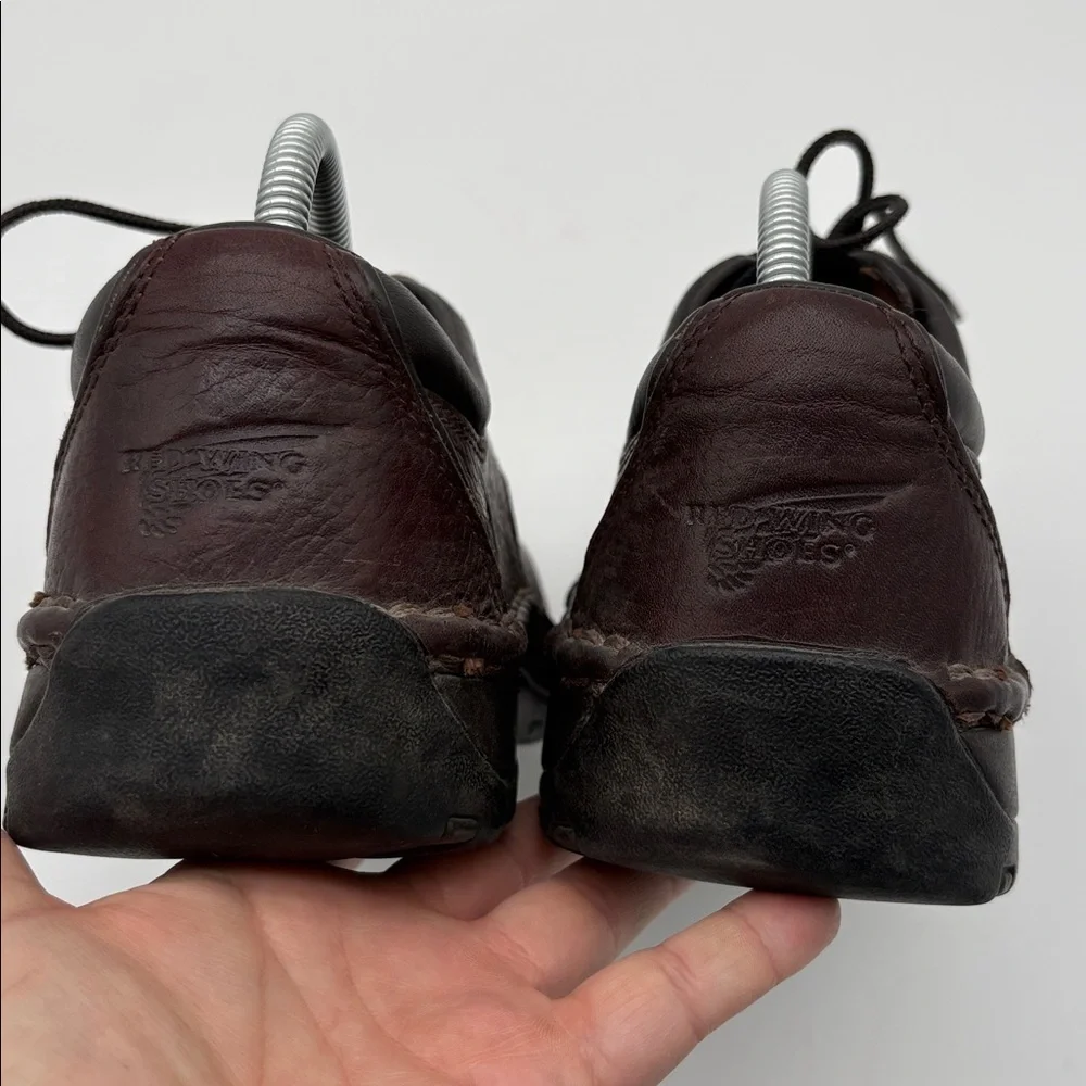 Red Wing Dark Brown Steel Toe Lace Up Oxford Work Shoes Men Size 8.5 BLEMISH